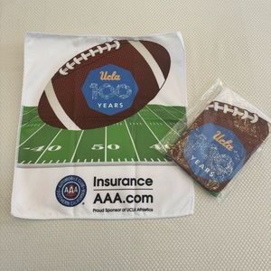 UCLA Football 100 Years Commemorative Hand Towel Set of 2 NEW IN PACKAGE B11/4